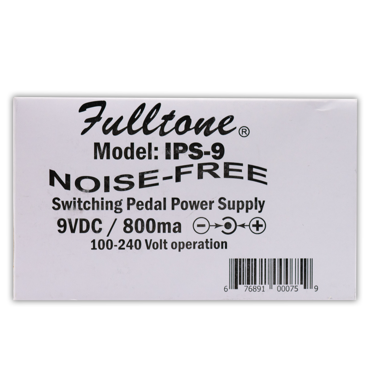 9 volt pedal power supply Fulltone IPS-9 Worldwide Regulated 9VDC Power Supply